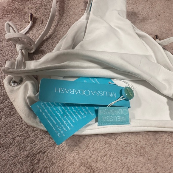 bikini string bottom, white US size 4 by Melissa Odabash - Picture 7 of 12